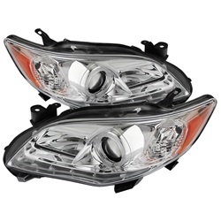 Spyder Auto Toyota Corolla 2011-2013 DRL LED Projector Headlights (Halogen Model Only) 5074270