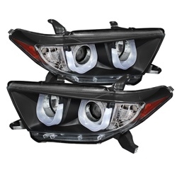 Spyder Auto Toyota Highlander 2011-2013 3D DRL Projector Headlights 5075055