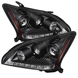 Spyder Auto Lexus RX330 2004-2006 DRL LED Projector Headlights (Halogen Model Only) 5076779
