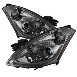 Spyder Auto Nissan Altima 2010-2012 LED Halo Light Tube DRL Projector Headlights 5076854