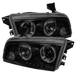 Spyder Auto Dodge Charger 2006-2010 LED Halo Projector Headlights (Halogen Model Only) 5078353