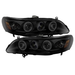 Spyder Auto Honda Accord 1998-2002 LED Halo Projector Headlights 5078513