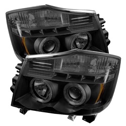 Spyder Auto Nissan Titan 2004-2014 LED Halo Projector Headlights 5078605