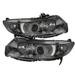 Spyder Auto Honda Civic 2006-2008 CCFL Halo Projector Headlights 5079589