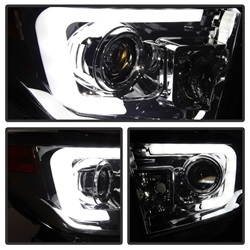 Spyder Auto Toyota Tundra 2014-2016 Light Bar DRL Projector Headlights 5080172