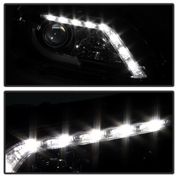 Spyder Auto Honda Accord 2013-2015 Light Bar DRL Projector Headlights 5080530