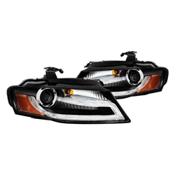Spyder Auto Audi RS4 2009-2012 DRL LED Projector Headlights (Xenon/HID Model Only) 5080752