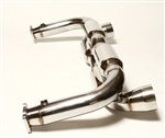 911Tuning Exhaust System Porsche 996TT 01-05 - w/o Catalytic Coverters 911TUN-996TT-100-no-cats