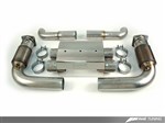 AWE 997 exhaust system with 200 cell cats and Black diamond tips- FOR ALPHA 9