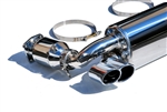 Fabspeed 996TT/X50/GT2 70mm Maxflo Mufflers with X-50 Tips EXTFAB996TT70MM