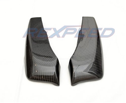 Rexpeed FRS/BRZ Carbon Rear Bumper Extensions