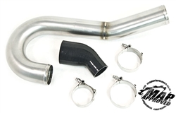 MAP 2.5" Lower Intercooler Pipe Brushed Stainless Steel Evo 8/9 MAP EVO-LICP