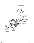 Mitsubishi OEM Alternator Bolt