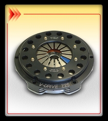 QuarterMaster twin plate 7.25" V-Drive Clutch / Flywheel EVO 6 Speed Standard Hardened Hubs QMTEvo-226063rys-6spdaligntool