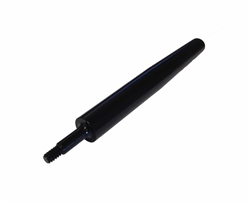 Torque Solution Short Billet Radio Antenna (Black): Ford Mustang 1979-2009