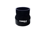 Torque Solution Transition Silicone Coupler: 2" to 3" Black Universal