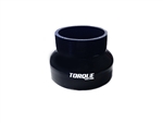 Torque Solution Transition Silicone Coupler: 3" to 4" Black Universal