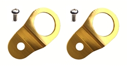 Torque Solution Radiator Mount Combo w/ Inserts (Gold) : Mitsubishi Evolution 7/8/9