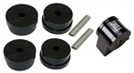 Torque Solution Side Mount Inserts & Billet Front Engine Mount Combo: Mitsubishi Evolution X 2008-2014