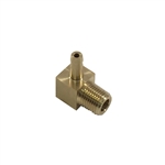 Torque Solution Brass 1/8" NPT Fitting: Universal 90 Degree Barb