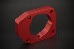 Torque Solution Throttle Body Spacer (Red): Acura CL & TL-S 2001-2003