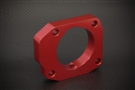 Torque Solution Throttle Body Spacer (Red): Acura CL & TL-P 2001-2003