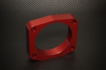 Torque Solution Throttle Body Spacer (Red): Acura TL SH-AWD 3.7 2009+