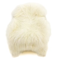 Ivory White Icelandic Sheepskin