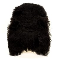 Black, Large Icelandic Sheepskin