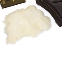 Ivory White Double Side-Side Big Rugs Sheepskin