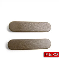 Pair of Door Pull Handle Plugs Interior Color Neutral/Shale (15I) Factory Part no. 10314828 - SMC Performance and Auto Parts