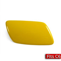 Passenger Side Headlamp Washer Wiper Nozzle Cover in Yellow Factory Part nos. 12335918, 10327691 - SMC Performance and Auto Parts