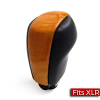 Ebony Shift Knob for a 2004-2009 Cadillac XLR with the  light eucalyptus wood FAB, 19I Options - SMC Performance and Auto Parts