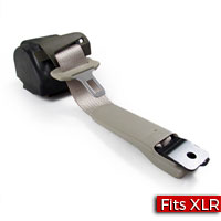 Shale Driver Side Seat Belt with Retractor and Shale Lower Trim Ring Factory Part nos. 10354116, 89023213, 88957864 - SMC Performance and Auto Parts