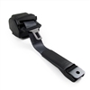 Black Passenger Side Seat Belt with Retractor and Black Lower Trim Ring Factory Part Nos. 10354126, 10341176