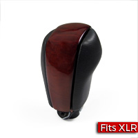 Black/Ebony Shift Knob with dark eucalyptus wood for a 2005-2009 Cadillac XLR with the FAC Option - SMC Performance and Auto Parts