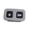 Rear Compartment Lid and Fuel Door Release Switch in Gray (36I) Factory Part no. 10359730 - SMC Performance and Auto Parts