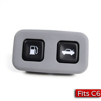 Rear Compartment Lid and Fuel Door Release Switch in Gray (36I) Factory Part no. 10359730 - SMC Performance and Auto Parts