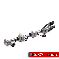 LT4 6.2L GEN5 Supercharged Direct Port Fuel Rail Assembly with Harness and Sensor Drivers Side Factory Part nos. 12684181, 12623131, 12673825 - SMC Performance and Auto Parts