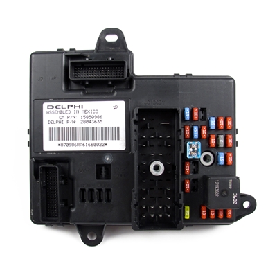 BCM, Body Control Module Factory Part no. 15850986, 15803798, Delphi 28043635 - SMC Performance and Auto Parts