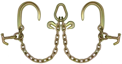 <h3>V-Chain w/ 8" J & Hammerhead Hooks</h3>