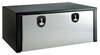 <h3> 18x18x48 Black Tool Box W/ Stainless Steel Door</h3>