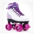 sfr,vision,roller,quad,skates,pink,white,disco