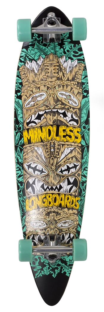 mindless,longboard,complete,rogue,green,black