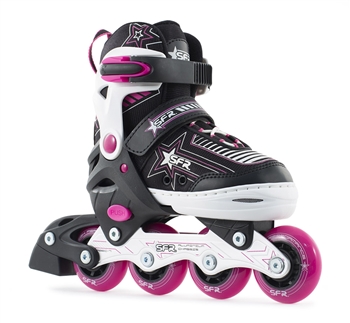 sfr,inline,skates,pink,kids,adjustable
