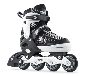 sfr,inline,skates,silver,adjustable,pulsar