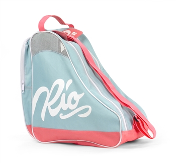 rio,roller,skate,bag,script,teal,coral