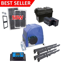 Sliding Gate Opener - AR900 - Solar Kit 50W - ALEKO