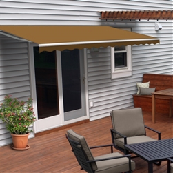 ALEKOÂ® Retractable Patio Awning SAND Color - 13FT x 10FT