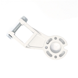 ALEKOÂ® Support Bracket for Gearbox for Retractable Awning - White Color